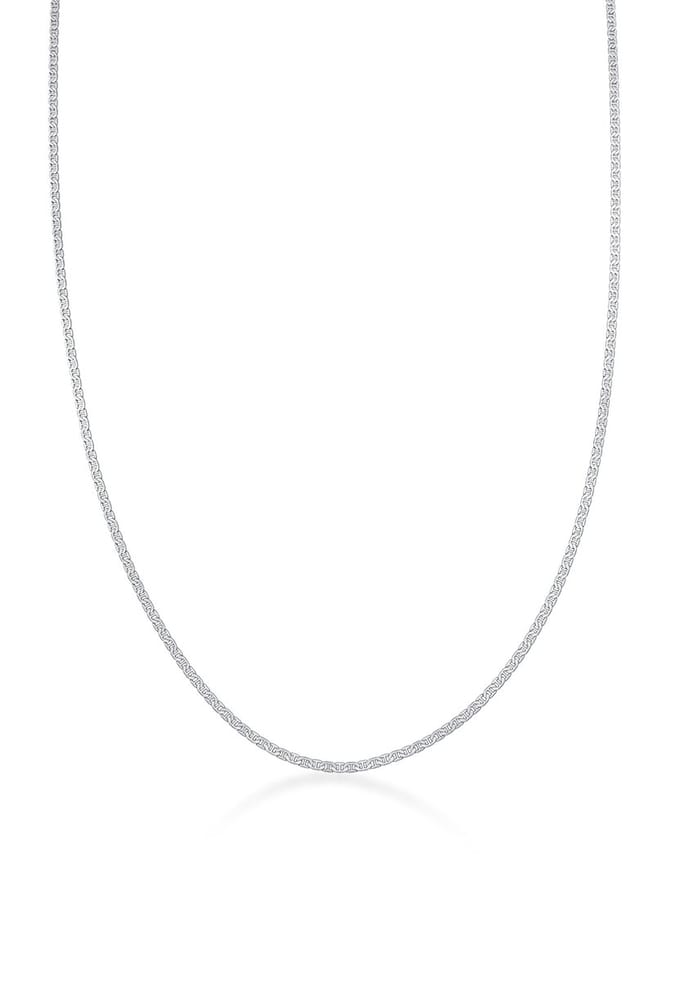 KUZZOI - Halsketting - Heren-Solid Basis Modern in 925 Sterling Zilver - Heren