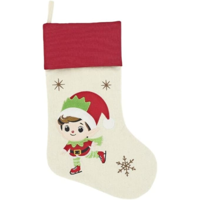Unique Living - Kerstsok Riven - 42x25cm - Multikleur
