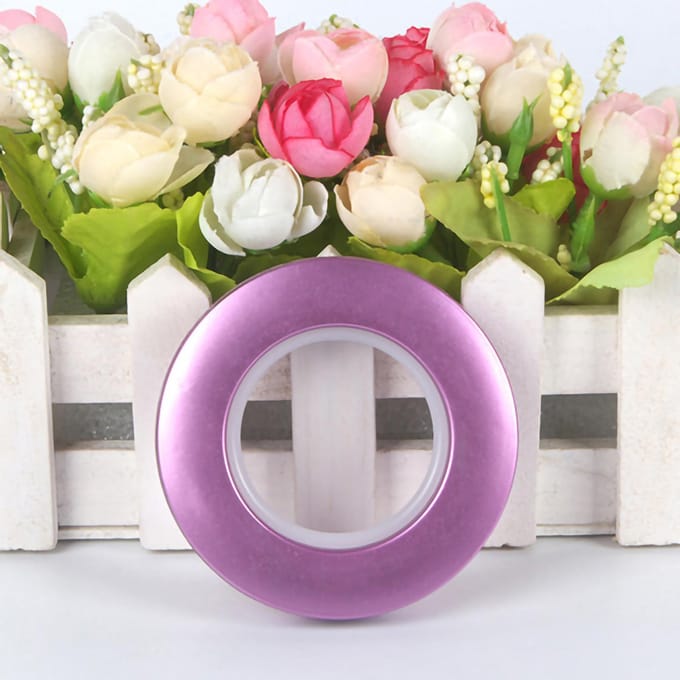 Plastic Gordijnring Oogjes Geluiddemper Schuifring Kledingdeur Ronde Douchering voor pink