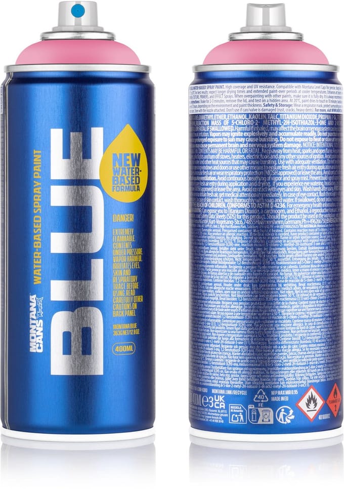 Montana BLUE Daft Pink Spuitbus 400ml
