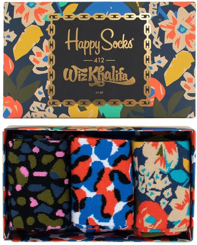 Happy Socks - Limited Edition Wiz Khalifa Giftbox - Maat 36-40