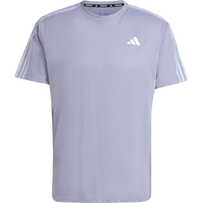T-shirt adidas Own the Run 3-Stripes