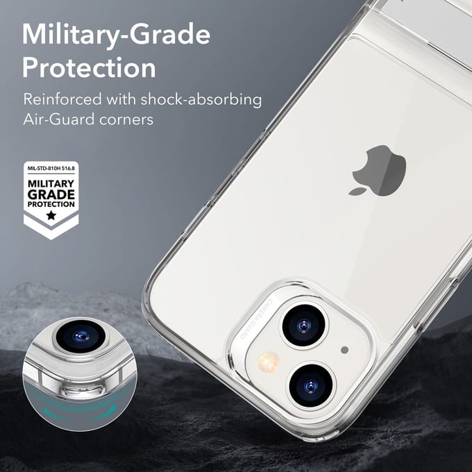 ESR Air Shield Boost Apple iPhone 14 Plus Hoesje Kickstand Transparant