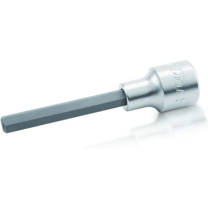 Zeskantig inzetstuk TOPTUL 1/2" 7 mm lang (100mm)