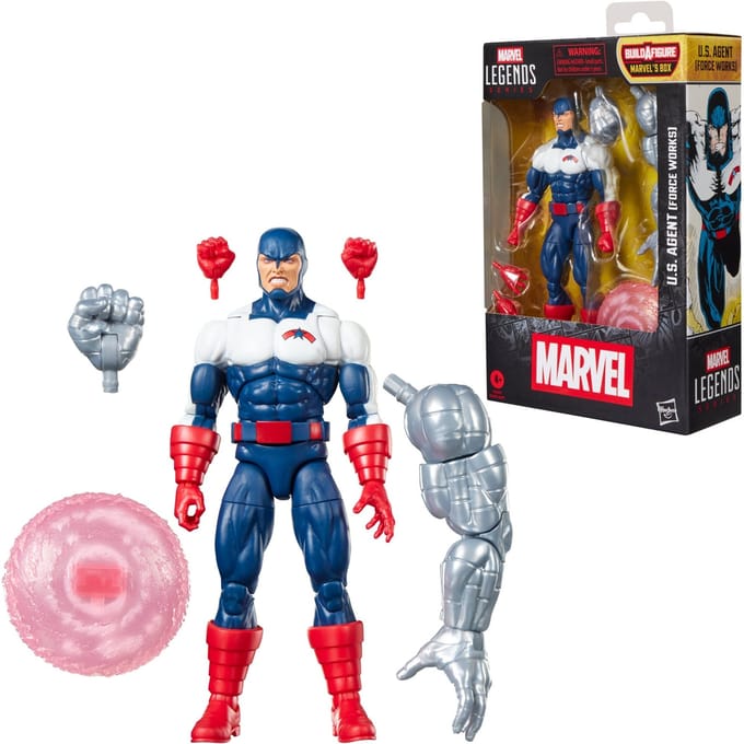 Marvel Legends Series U.S. Agent (Force Works), Avengers and Marvel Comics Action Figure