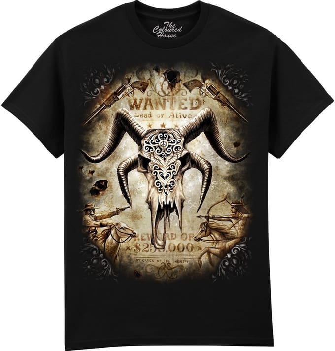 Skull Wanted The Coloured House T-shirt M