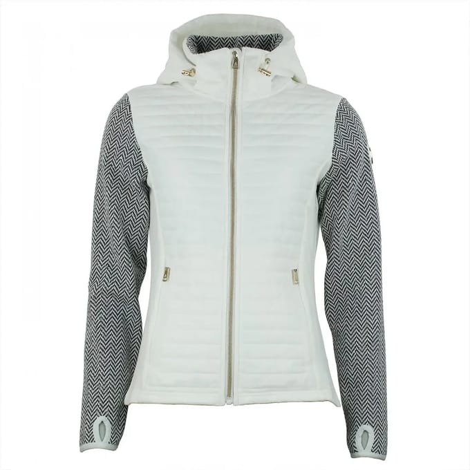 Gewatteerde fleece met capuchon voor dames Peak Mountain