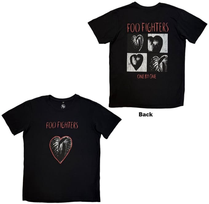 Foo Fighters - One By One Heren Tshirt - L - Zwart