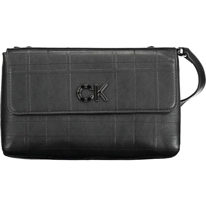 Calvin Klein Nero Polyester Dames Schoudertas