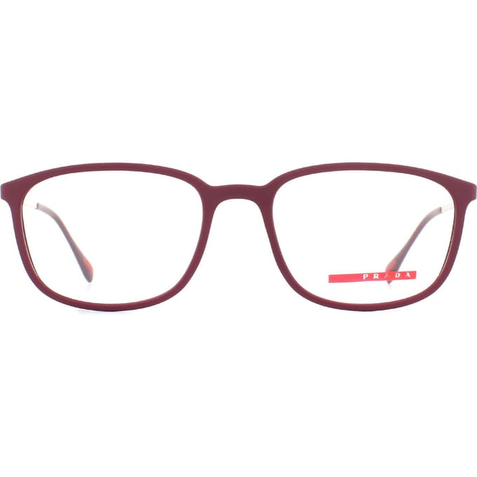 Prada sportbril ps03HV vyx1o1 bordeaux rubber mannen