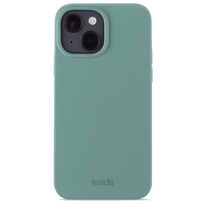 Holdit Silicone Case geschikt voor Apple iPhone 14 / 13 - Moss Green