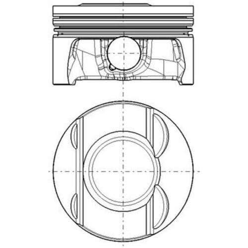 Zuiger MAHLE 028 PI 00174 002