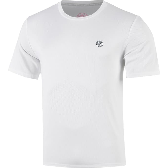 BIDI BADU Crew 2.0 T-shirt Heren-wit