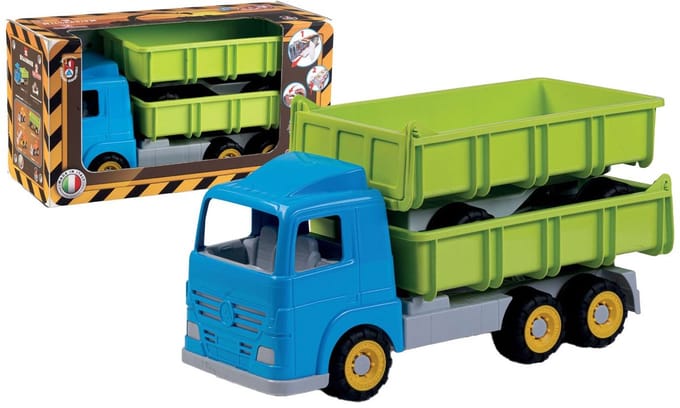 Kiepvrachtwagen Dubbele Lading met Zachte Wielen