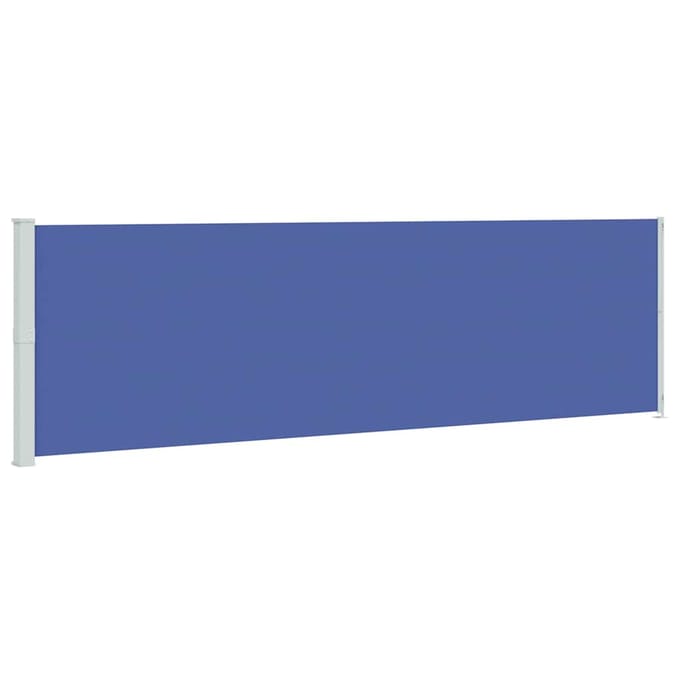 vidaXL - Tuinscherm - uittrekbaar - 180x600 - cm - blauw