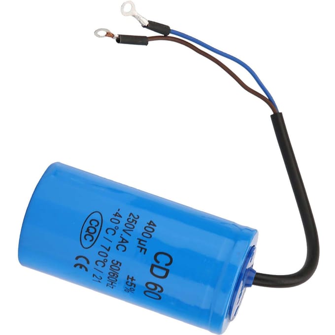 CD60 Bedrijfscondensator met Draad   250V AC 400uF 50 60Hz voor Motor Luchtcompressor