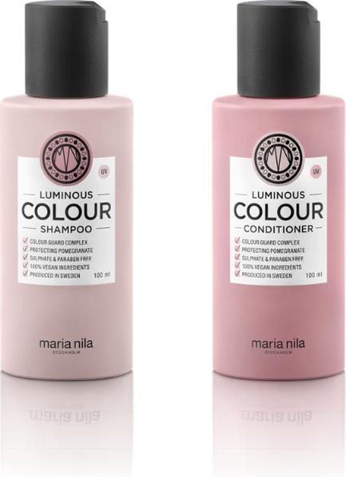 Maria Nila - Luminous Colour Travel Care Set (Shampoo 100ml + Conditioner 100ml)