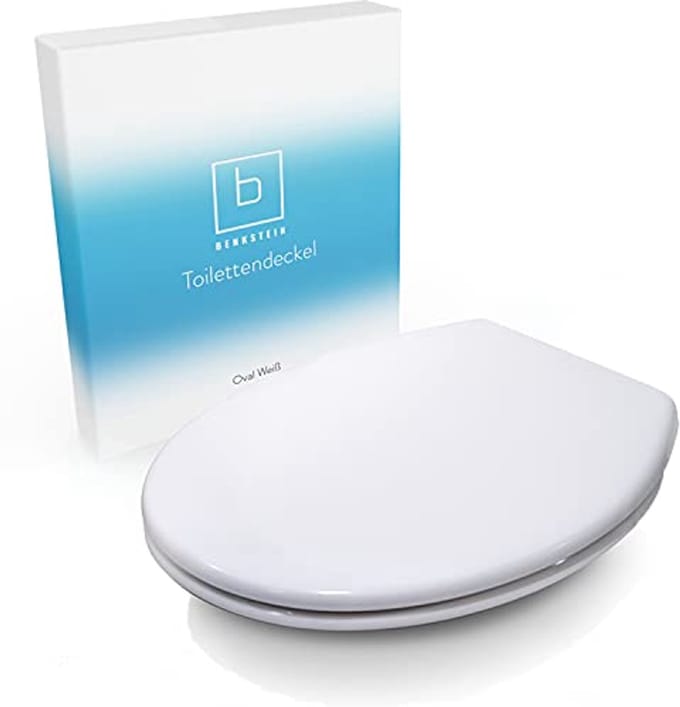 Premium Antibacterieel Ovale Toiletbril met Quick-Release en Softclose Mechanisme