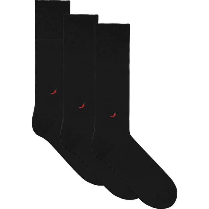 A-DAM  3-pack Dress Socks Black Pepper Black Größe: 36-40 | Unterhosen Outlet | Unisex | Schwarz