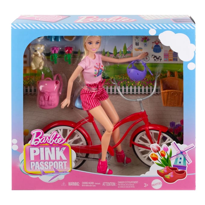 Barbie met fiets Holland