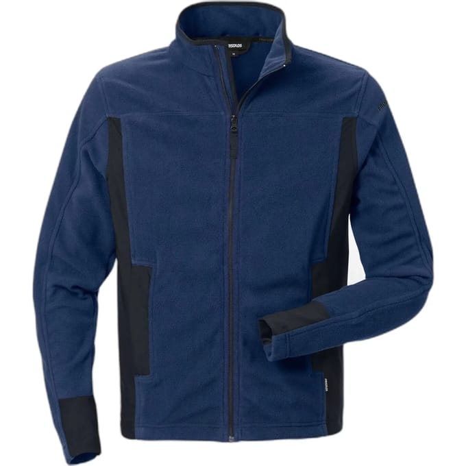 Fristads Microfleecejack 4003 Mfl - Marineblauw/Zwart - M
