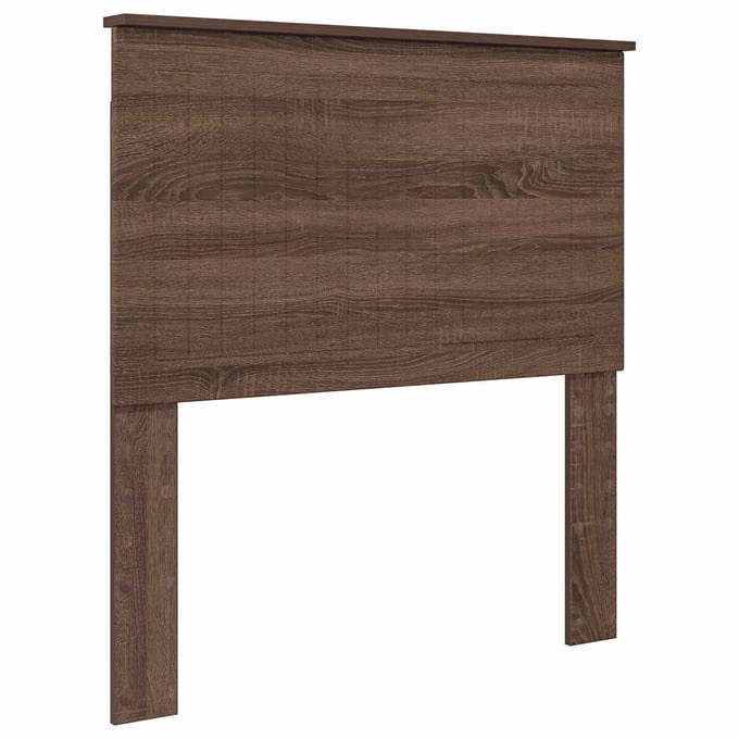 vidaXL Hoofdbord Bruin Eiken Bewerkt hout