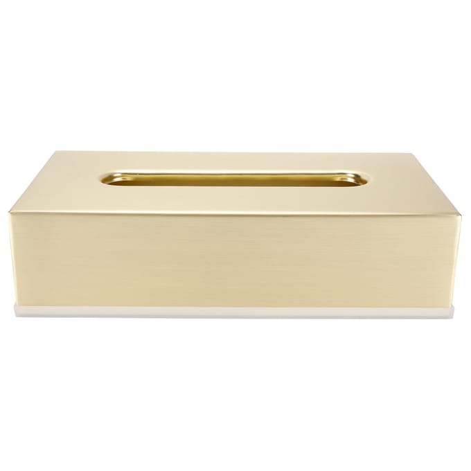 Tissuebox Innovatief Rechthoekig 304 Roestvrij Staal Servethouder Container Goud beige
