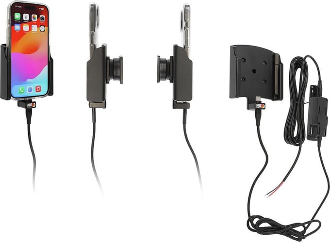 Brodit houder/lader Apple iPhone 15 Pro-fixed - with case