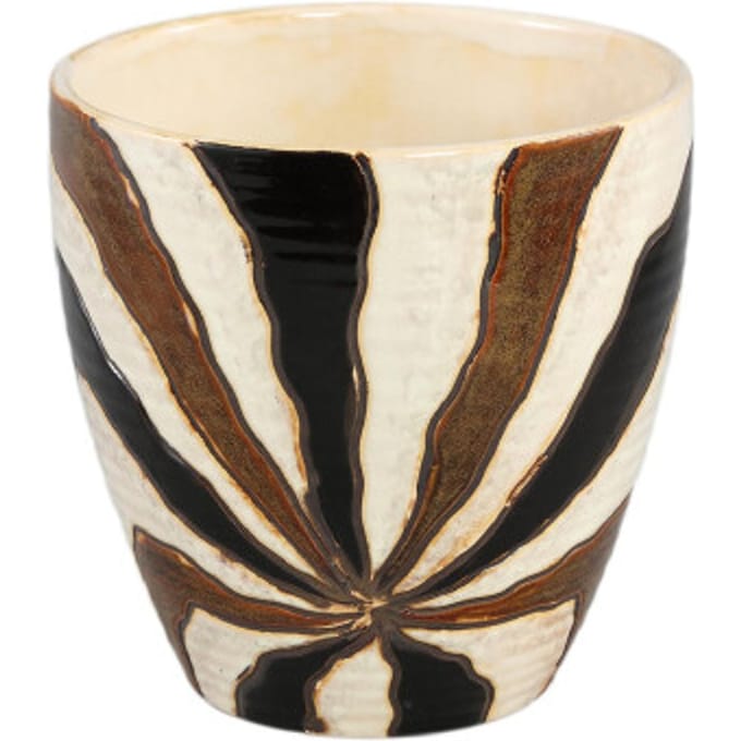 PTMD - Pot Evelin - Bruin - 19x19x19cm