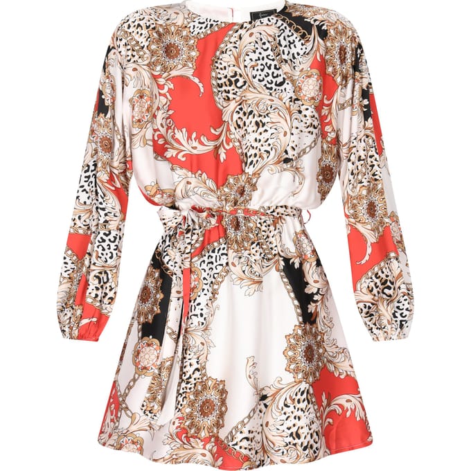 Faina jurk Dames rood
