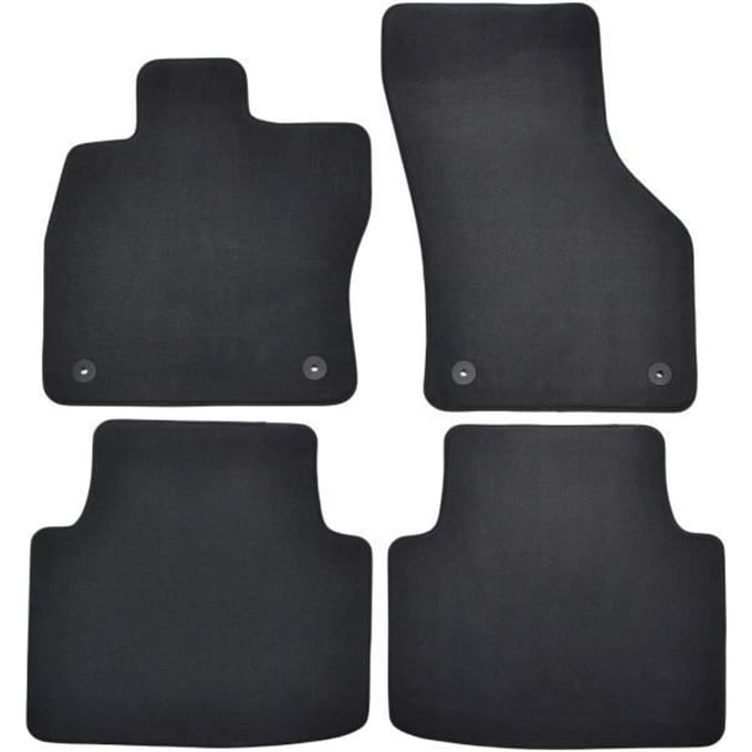Tapis De Sol De Qualité Supérieure Pour VW Passat B8 depuis 2015, Ajustement précis, Renforcée Dans la Zone de la Pédale