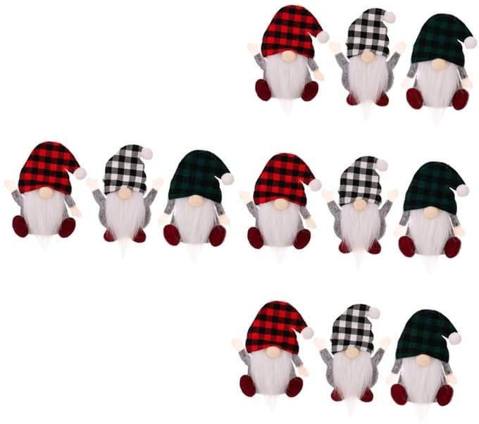 Dailygoods- Bestekset 12-delig - Kerstman Bestekhouder - Duurzaam