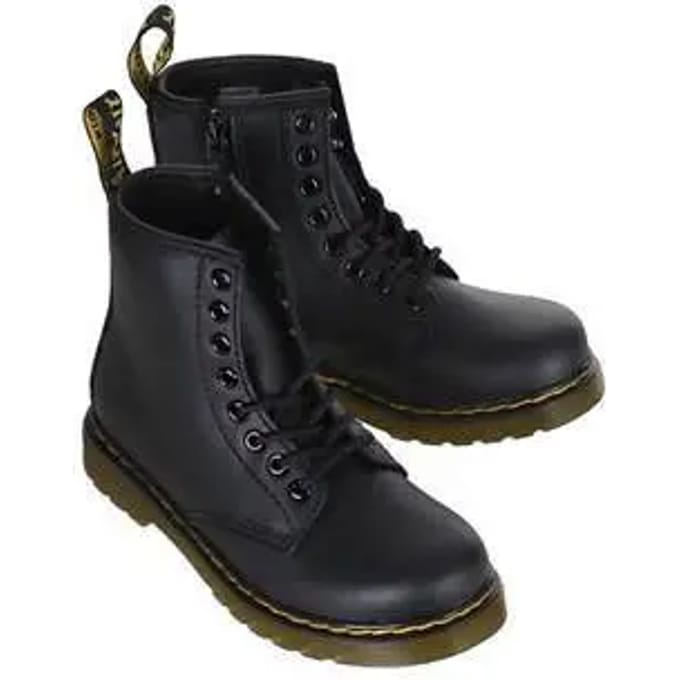 Dr. Martens - Delaney - Schoenen met rits en veter - Meisjes - Black - Maat 30