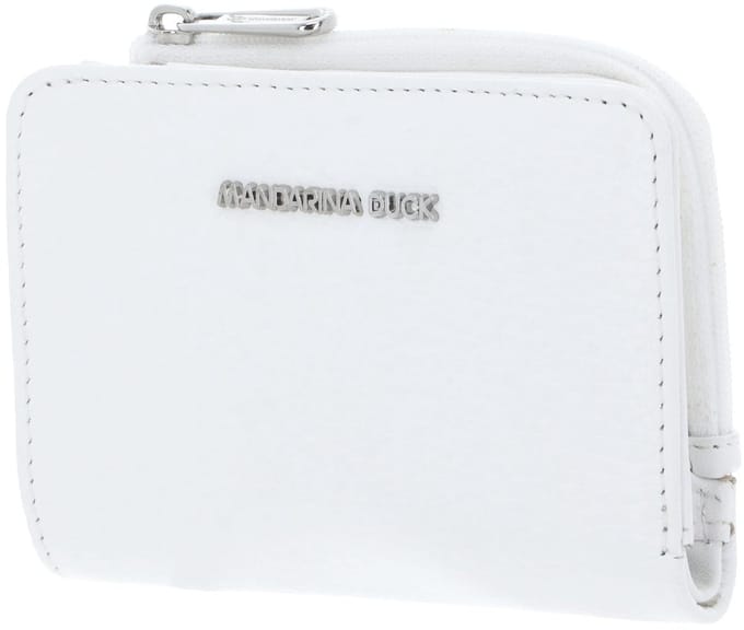 MANDARINA DUCK Leren portemonnee Mellow Wallet Blanc wit