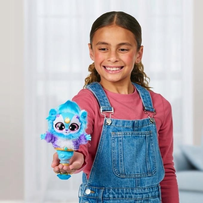 : Magic Mixies Magische Wonderlamp blauw Elektroniche knuffels Interactieve knuffels