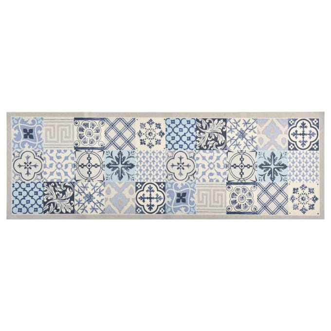 vidaXL - Keukenmat - wasbaar - Mosaic - 45x150 - cm