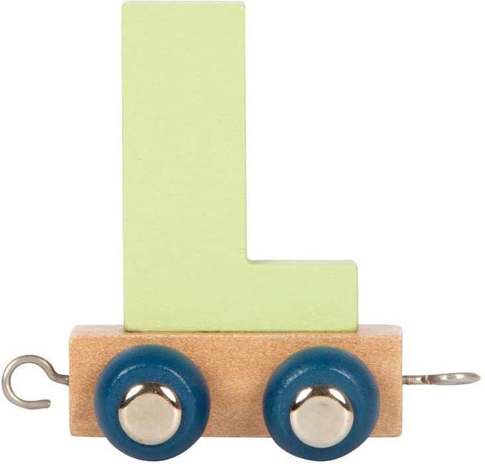 Small Foot - Wooden Letter Train Polar - L