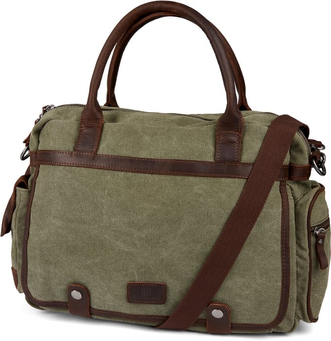 Sigurd Groene & Bruine Laptoptas