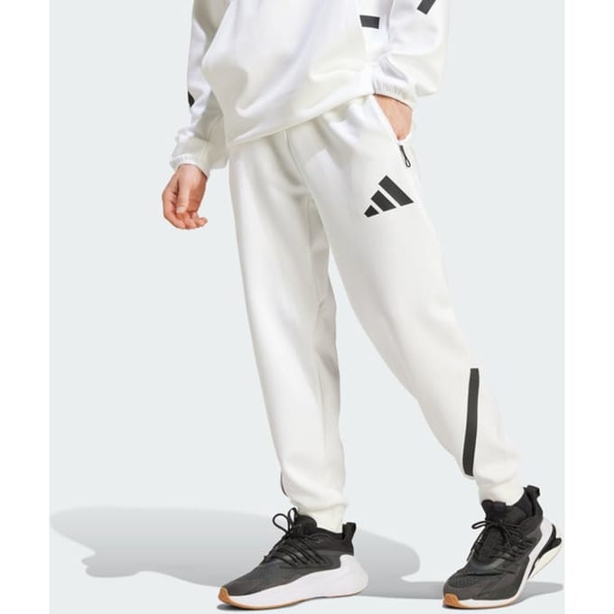 Adidas Z.n.e. Tracksuit Broeken Heren - Wit - Maat S - Poly Mesh