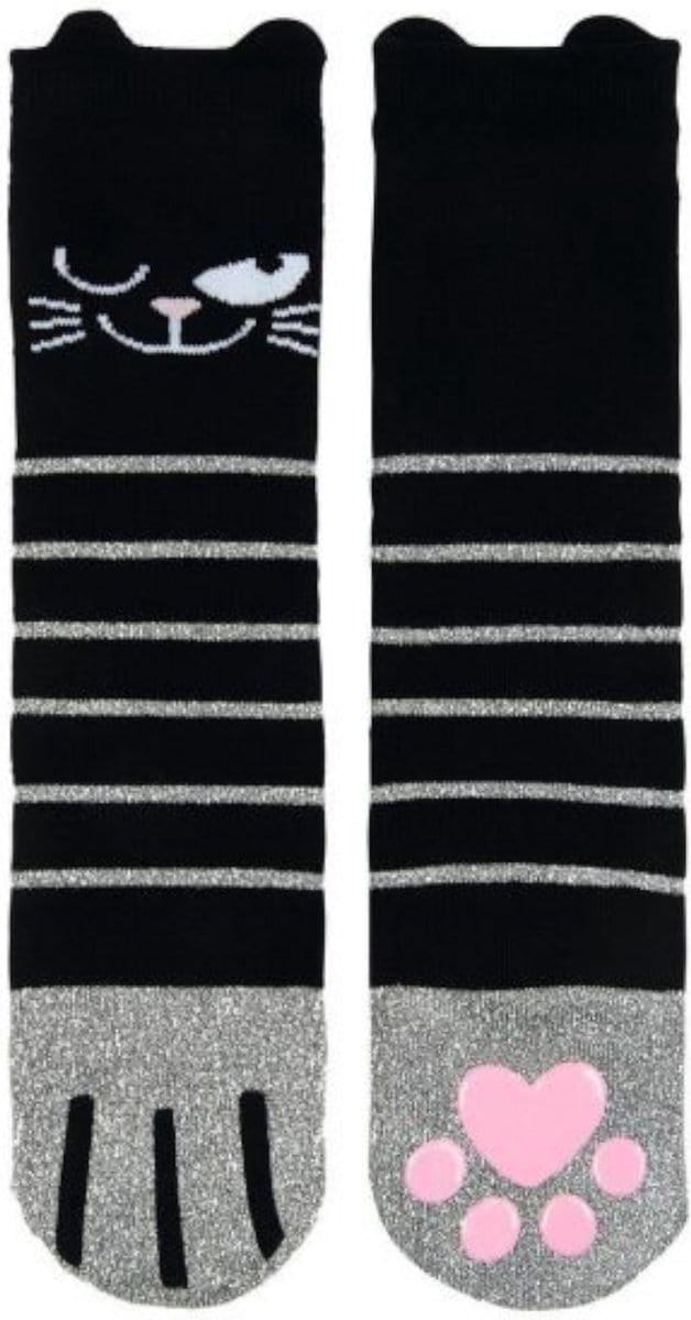 Sokken - Ed the Cat - Glittersokken - 36-42 - Anti slip