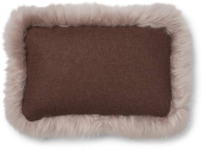 Sheepskin House - Wollen Kussen - LW rand - 34x52 cm