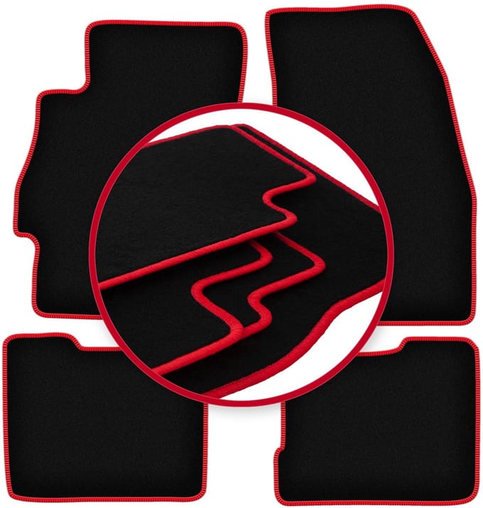 CARLUX-RED automatten voor: Fiat Linea sedan (2009-2015)