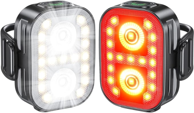 CRLYN® Fietsverlichting Voor en Achter - Fietslicht - Fietslampjes