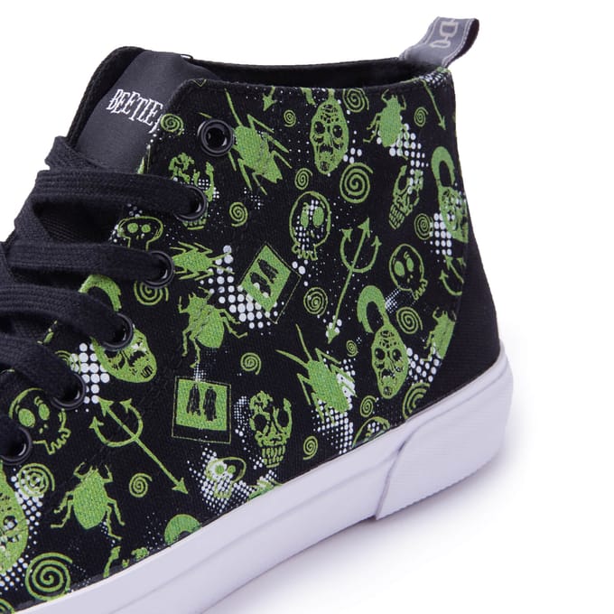 Akedo x Beetlejuice High Top - Black - UK 8 / EU 42 / US 9