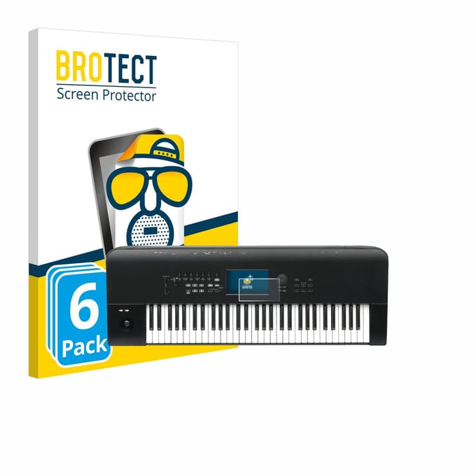 BROTECT - Screenprotector voor KORG Nautilus 61 - Folie Beschermfolie matte 6 Stuks