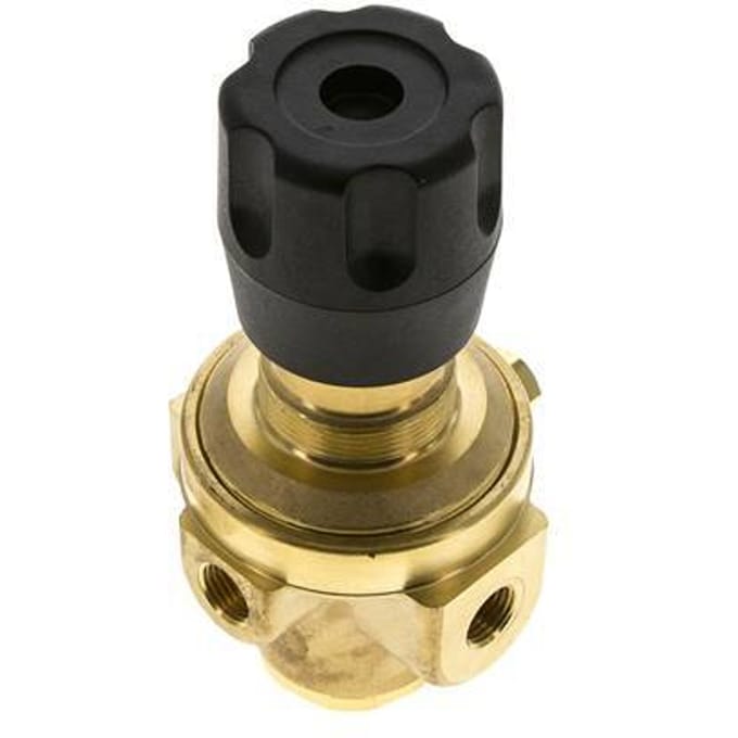 Drukregelaar G1/4'' 490l/min 0.5-8.0bar/7-116psi Messing