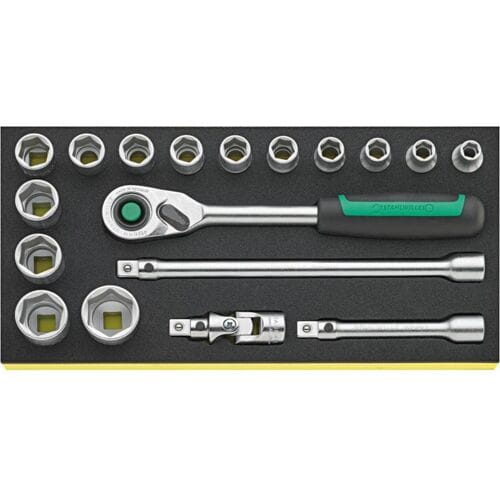 Stahlwille TCS 1/2 ZOLL 52/14/4 QR 96830352 Dopsleutelset
