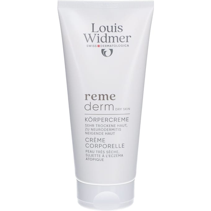 Louis Widmer Remederm Dry Skin Lichaamscrème Licht Geparfumeerd 200 Crème