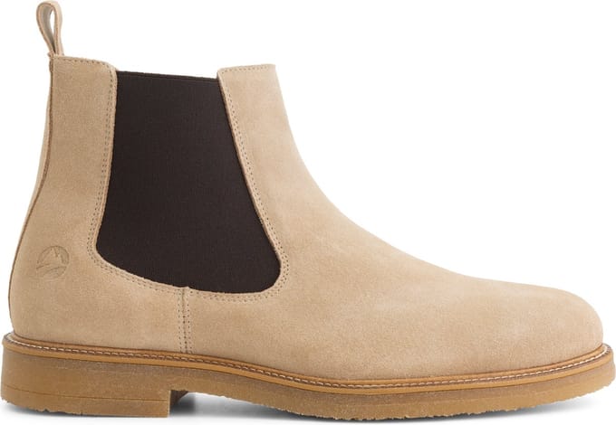 Travelin' Ealing Heren - Chelseaboot - Suede - Zand