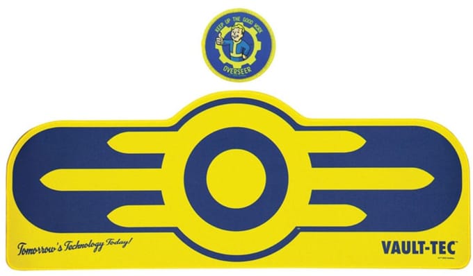 Fallout Desk Pad & Coaster Set Vault-Tec